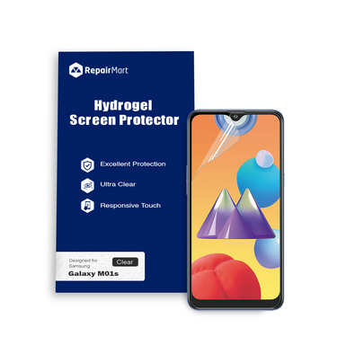 Samsung Galaxy M01s Compatible Premium Hydrogel Screen Protector With Full Coverage Ultra HD